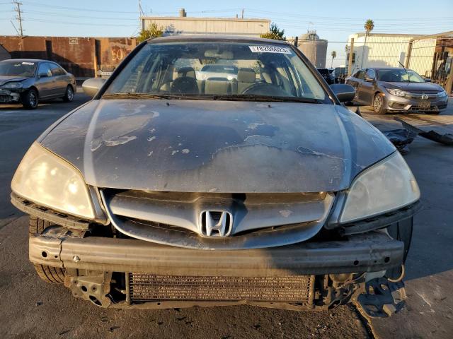 1HGES163X5L025762 - 2005 HONDA CIVIC DX VP GRAY photo 5