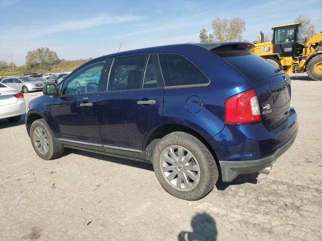 2FMDK3GC1BBA26567 - 2011 FORD EDGE SE BLUE photo 2