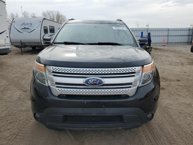 1FM5K8D86EGC00910 - 2014 FORD EXPLORER XLT BLACK photo 5