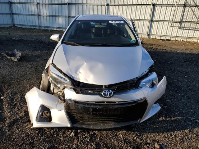 2T1BURHE1GC585866 - 2016 TOYOTA COROLLA L SILVER photo 5