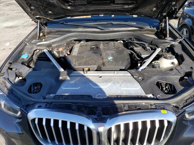 5UX53DP02N9M50454 - 2022 BMW X3 XDRIVE30I BLACK photo 12