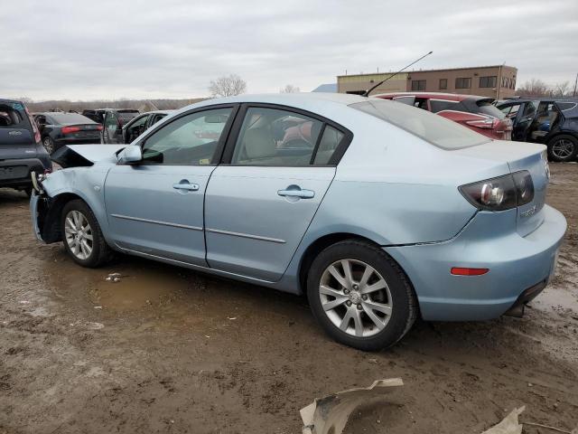 JM1BK12F371680491 - 2007 MAZDA MAZDA 3 I BLUE photo 2