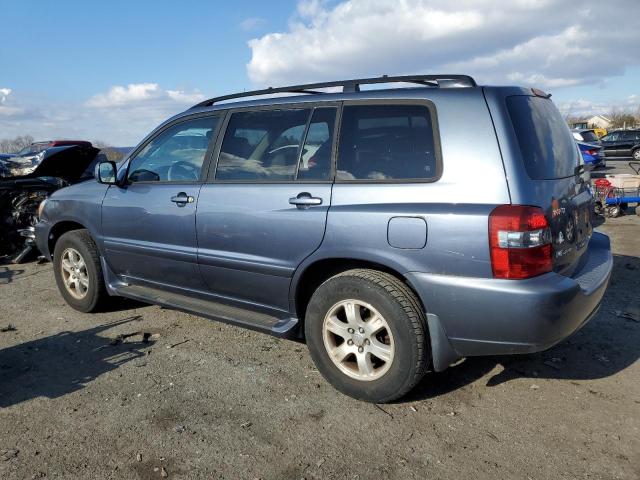 JTEEP21A840008224 - 2004 TOYOTA HIGHLANDER BLUE photo 2