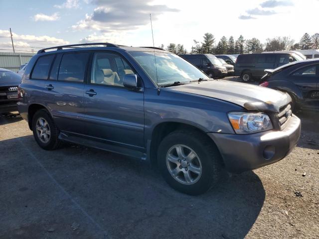 JTEEP21A840008224 - 2004 TOYOTA HIGHLANDER BLUE photo 4