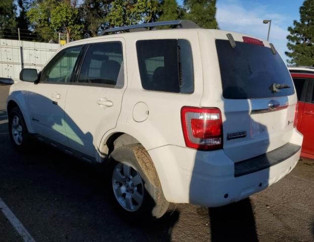 1FMCU49399KA51340 - 2009 FORD ESCAPE HYBRID WHITE photo 2