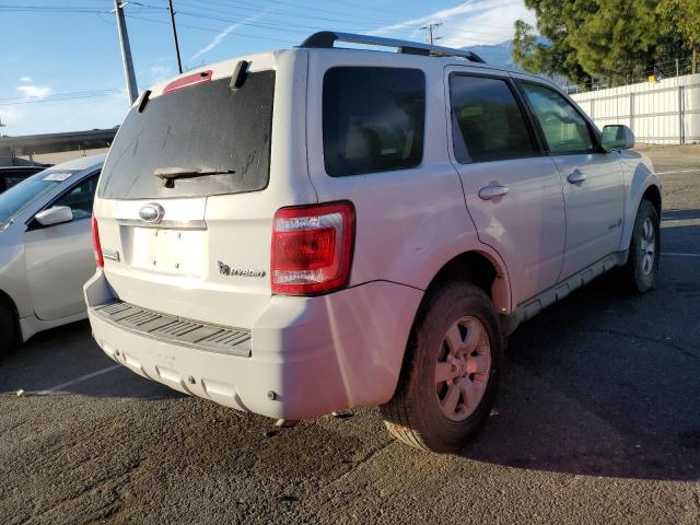 1FMCU49399KA51340 - 2009 FORD ESCAPE HYBRID WHITE photo 3