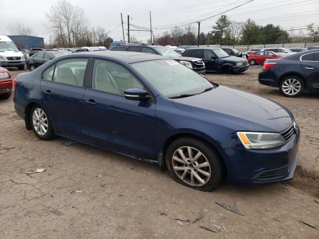 3VWDP7AJ3CM364571 - 2012 VOLKSWAGEN JETTA SE BLUE photo 4