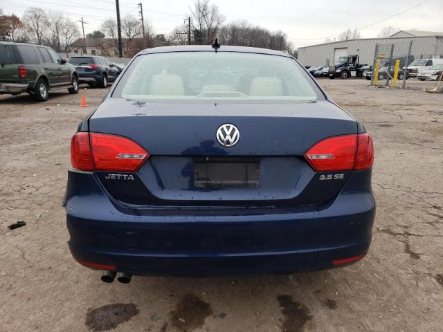 3VWDP7AJ3CM364571 - 2012 VOLKSWAGEN JETTA SE BLUE photo 6