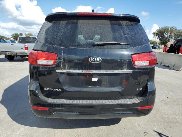 KNDMB5C19H6306393 - 2017 KIA SEDONA LX BLACK photo 6