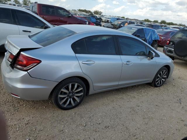 19XFB2F96FE011154 - 2015 HONDA CIVIC EXL ვერცხლისფერი ფოტო 3
