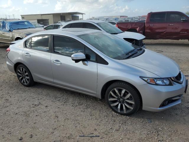 19XFB2F96FE011154 - 2015 HONDA CIVIC EXL ვერცხლისფერი ფოტო 4