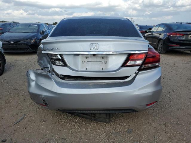 19XFB2F96FE011154 - 2015 HONDA CIVIC EXL ვერცხლისფერი ფოტო 6