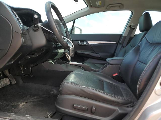 19XFB2F96FE011154 - 2015 HONDA CIVIC EXL ვერცხლისფერი ფოტო 7