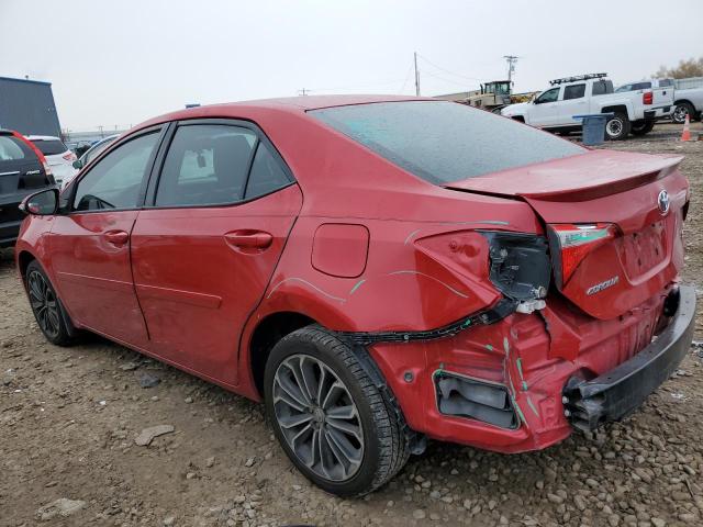 2T1BURHE4GC742788 - 2016 TOYOTA COROLLA L RED photo 2