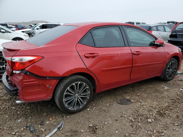 2T1BURHE4GC742788 - 2016 TOYOTA COROLLA L RED photo 3