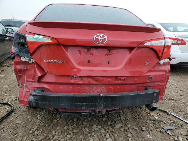 2T1BURHE4GC742788 - 2016 TOYOTA COROLLA L RED photo 6