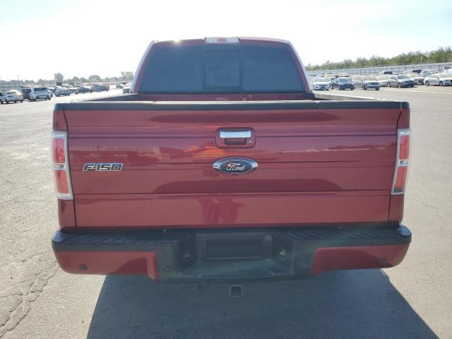 1FTFW1ET2DFE07502 - 2013 FORD F150 SUPERCREW BURGUNDY photo 6