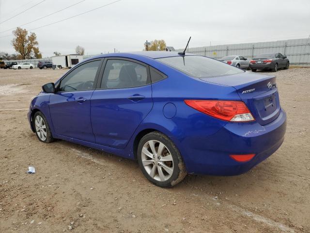 KMHCU4AE2CU098296 - 2012 HYUNDAI ACCENT GLS BLUE photo 2