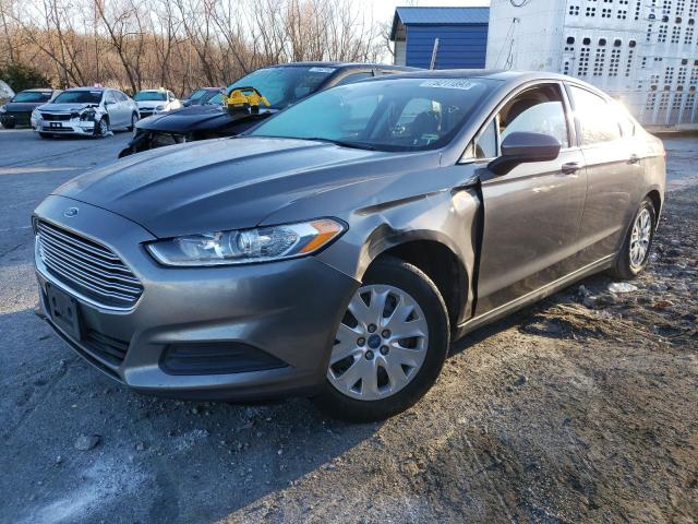3FA6P0G75DR214678 - 2013 FORD FUSION S CHARCOAL photo 1