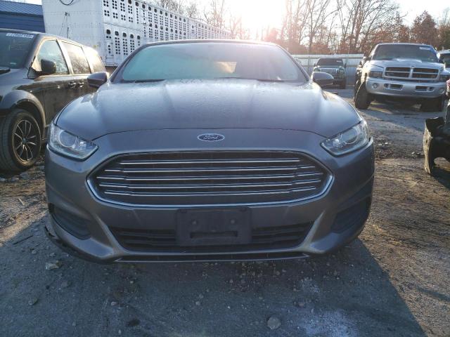 3FA6P0G75DR214678 - 2013 FORD FUSION S CHARCOAL photo 5