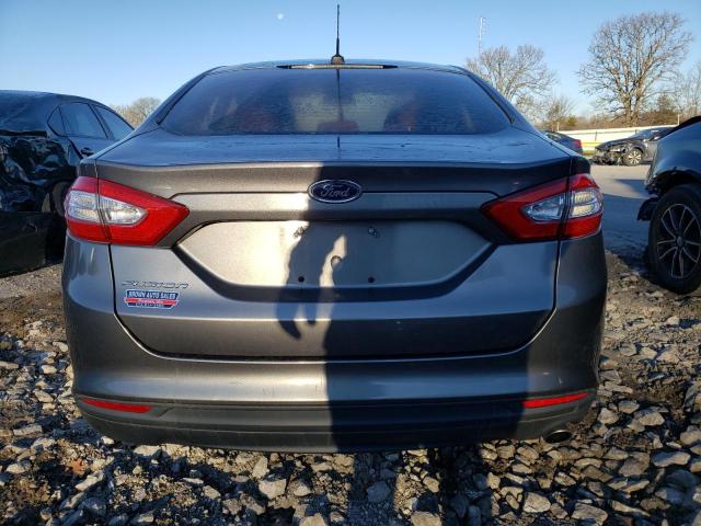 3FA6P0G75DR214678 - 2013 FORD FUSION S CHARCOAL photo 6