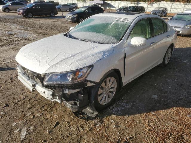 1HGCR2F84EA043741 - 2014 HONDA ACCORD EXL WHITE photo 1