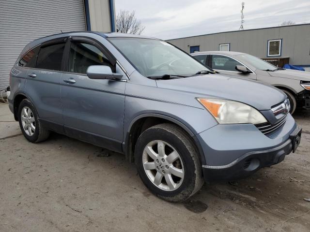 JHLRE48727C049522 - 2007 HONDA CR-V EXL BLUE photo 4