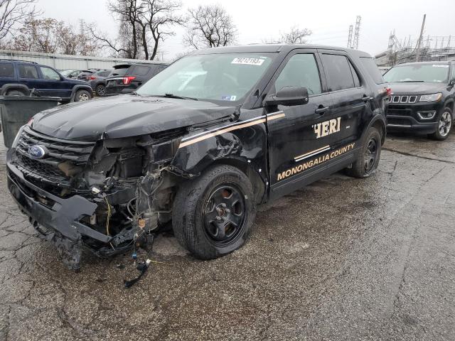 1FM5K8AR9JGA71181 - 2018 FORD EXPLORER POLICE INTERCEPTOR BLACK photo 1