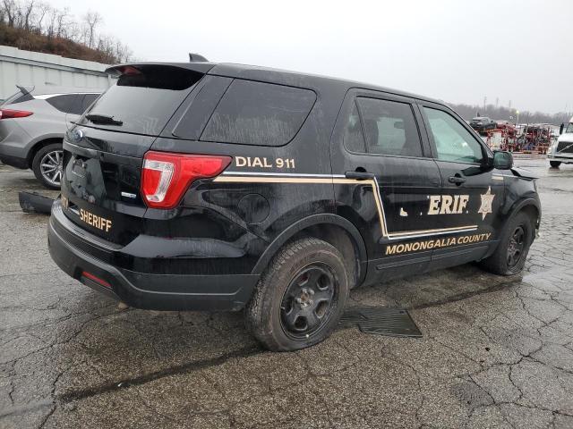 1FM5K8AR9JGA71181 - 2018 FORD EXPLORER POLICE INTERCEPTOR BLACK photo 3