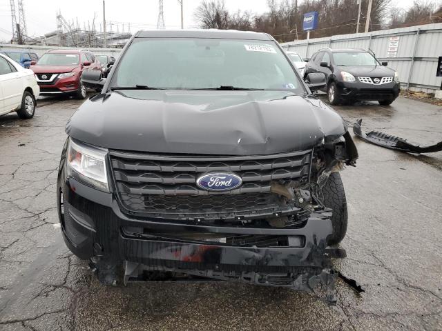 1FM5K8AR9JGA71181 - 2018 FORD EXPLORER POLICE INTERCEPTOR BLACK photo 5