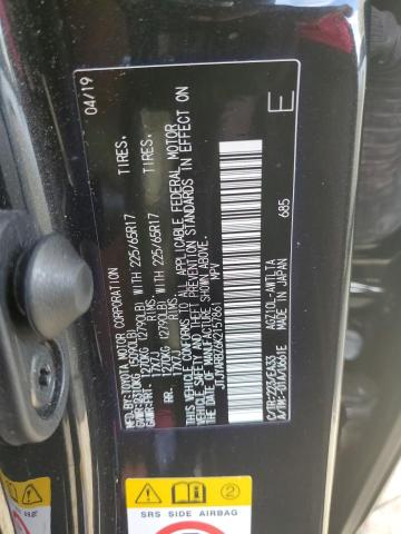 JTJYARBZ6K2157861 - 2019 LEXUS NX 300 BASE შავი ფოტო 13