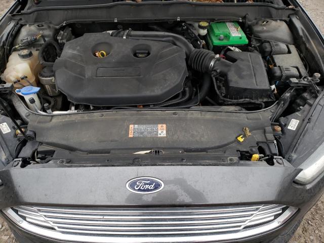 3FA6P0T97GR349205 - 2016 FORD FUSION SE GRAY photo 11