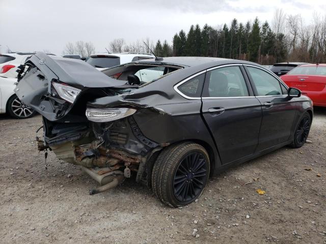 3FA6P0T97GR349205 - 2016 FORD FUSION SE GRAY photo 3