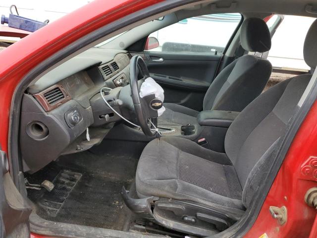 2G1WB5EK7A1180460 - 2010 CHEVROLET IMPALA LT RED photo 7