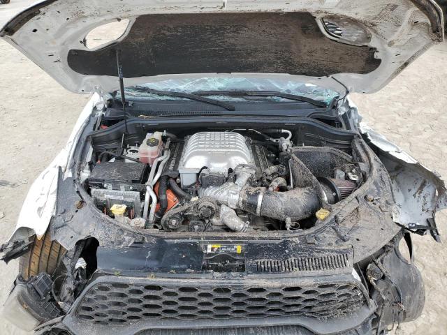 1C4SDJH96MC801137 - 2021 DODGE DURANGO SRT HELLCAT WHITE photo 12