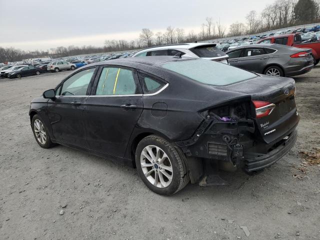 3FA6P0HD7LR183646 - 2020 FORD FUSION SE BLACK photo 2