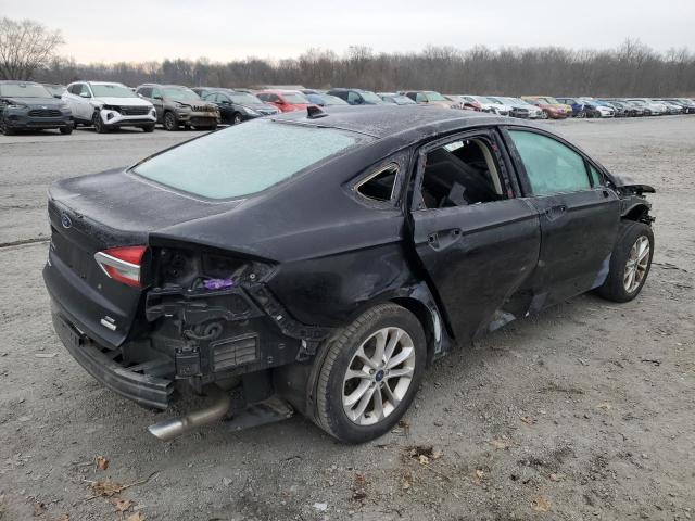 3FA6P0HD7LR183646 - 2020 FORD FUSION SE BLACK photo 3