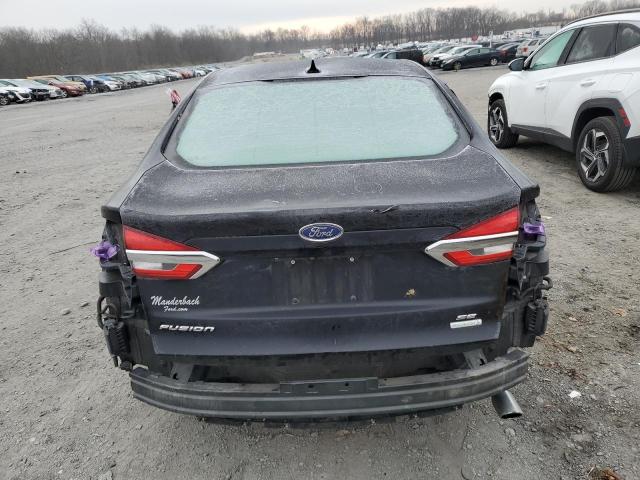 3FA6P0HD7LR183646 - 2020 FORD FUSION SE BLACK photo 6