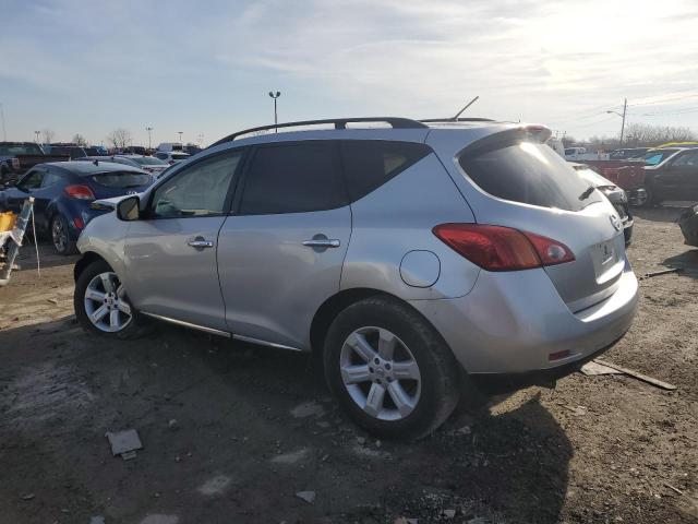 JN8AZ18W49W131164 - 2009 NISSAN MURANO S SILVER photo 2