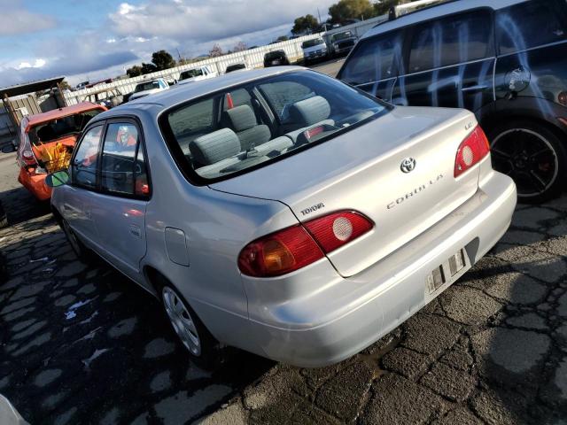 1NXBR12E22Z578119 - 2002 TOYOTA COROLLA CE SILVER photo 2