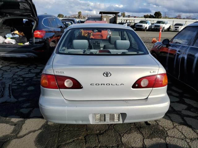 1NXBR12E22Z578119 - 2002 TOYOTA COROLLA CE SILVER photo 6