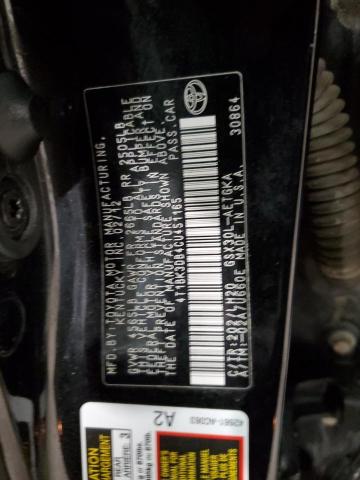 4T1BK3DB4CU451165 - 2012 TOYOTA AVALON BASE 黑色 照片 12