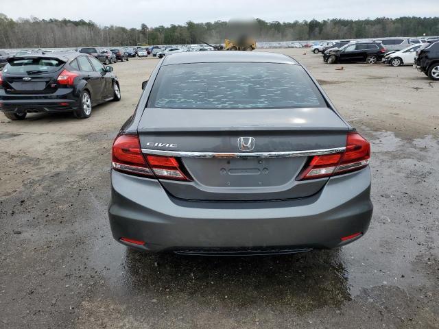 2HGFB2F83DH521472 - 2013 HONDA CIVIC EX GRAY photo 6