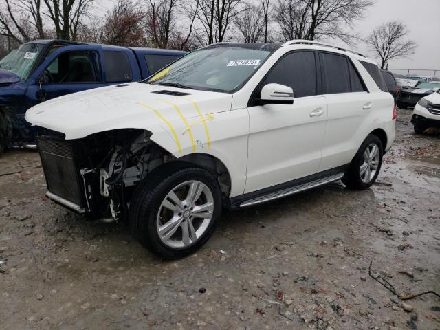 4JGDA5HB9DA167874 - 2013 MERCEDES-BENZ ML 350 4MATIC WHITE photo 1