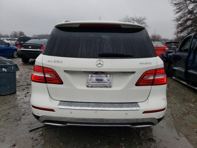 4JGDA5HB9DA167874 - 2013 MERCEDES-BENZ ML 350 4MATIC WHITE photo 6