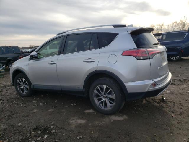 JTMRJREV9GD022420 - 2016 TOYOTA RAV4 HV XLE SILVER photo 2