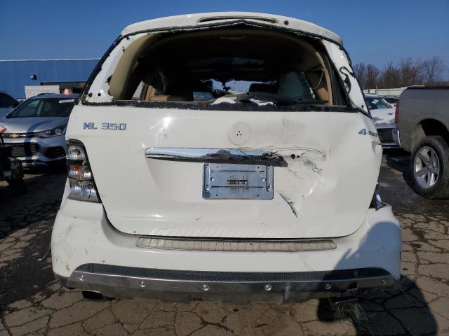 4JGBB86E77A264501 - 2007 MERCEDES-BENZ ML 350 WHITE photo 6