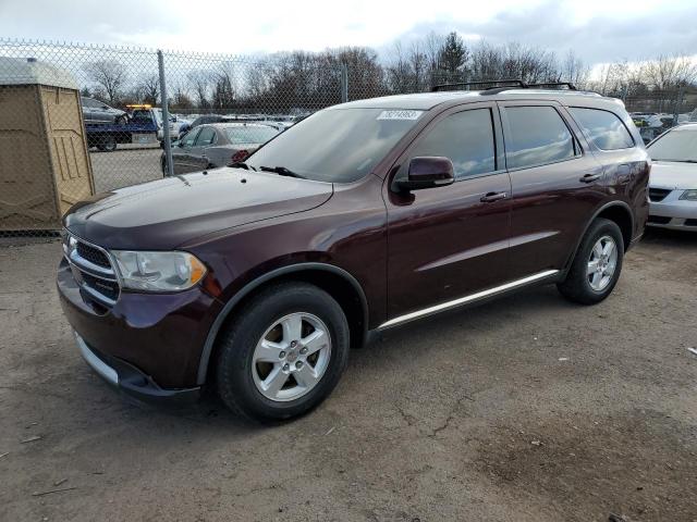 1C4RDJDGXCC206972 - 2012 DODGE DURANGO CREW BURGUNDY photo 1