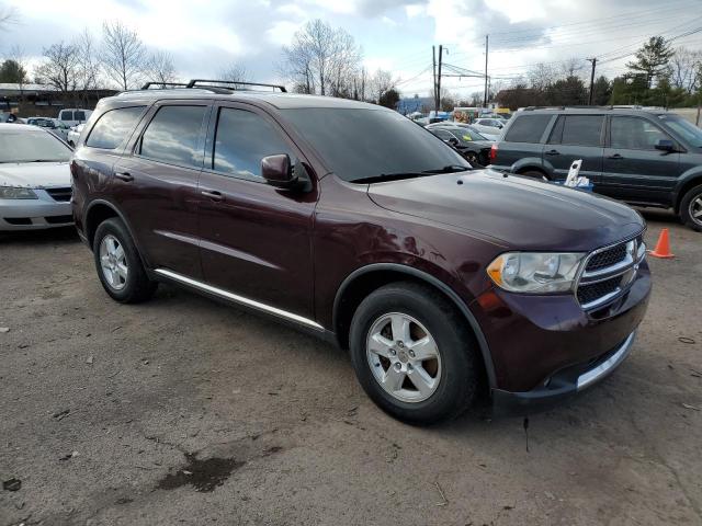 1C4RDJDGXCC206972 - 2012 DODGE DURANGO CREW BURGUNDY photo 4