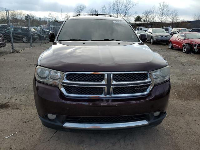 1C4RDJDGXCC206972 - 2012 DODGE DURANGO CREW BURGUNDY photo 5